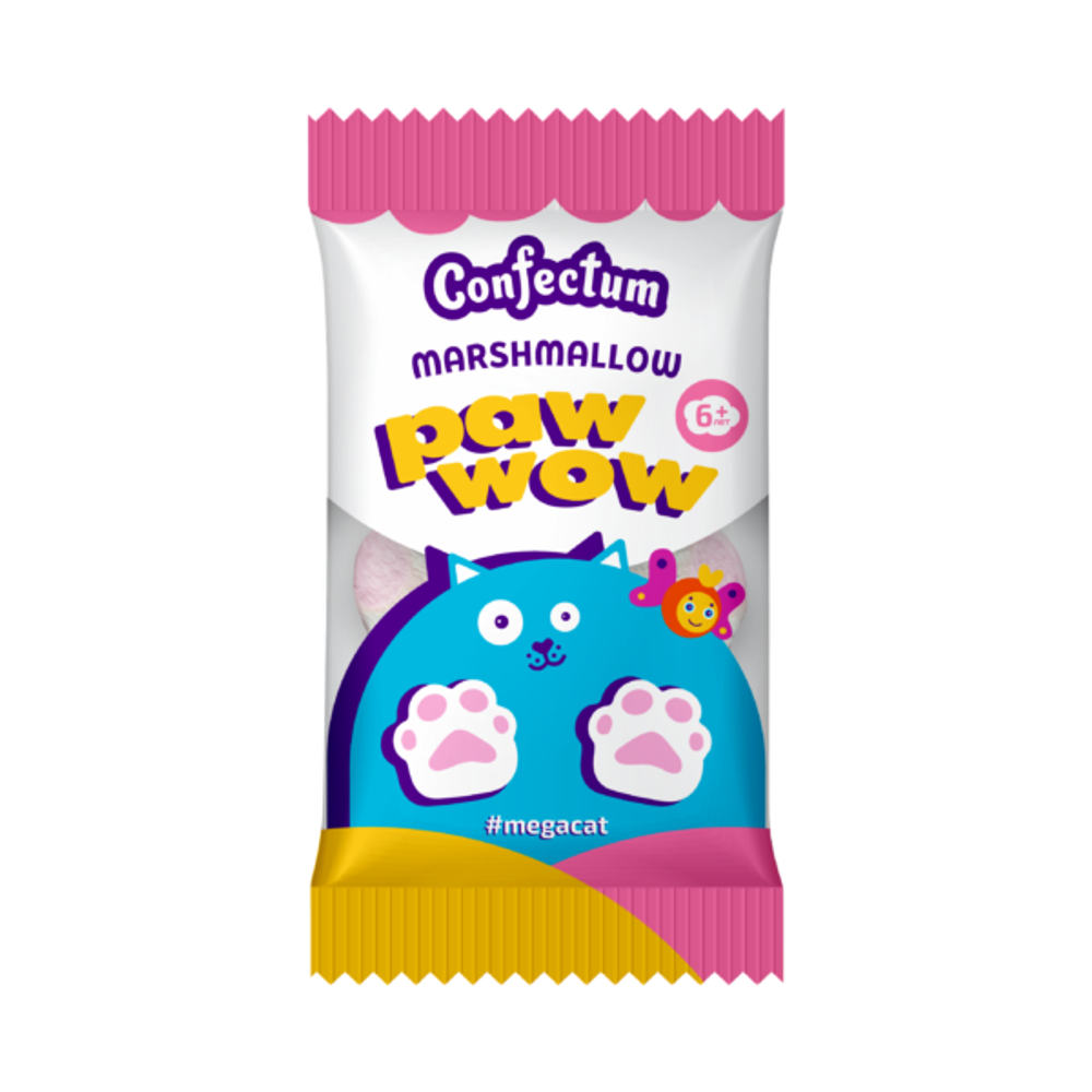 Маршмеллоу «Confectum Paw Wow» со вкусом малины, 1 кг