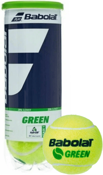 Мячи теннисные Babolat Green (3 мяча в банке)
