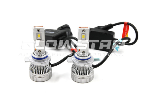 Cветодиодные лампы HIR2 (9012) Sariti T9 с вентилятором, 5500К, 12V, 50W Customized-3570 (комплект, 2шт)