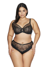 Бюстгальтер Miray с мягкими чашками +size (Размер: 75J) (Цвет: черный)
