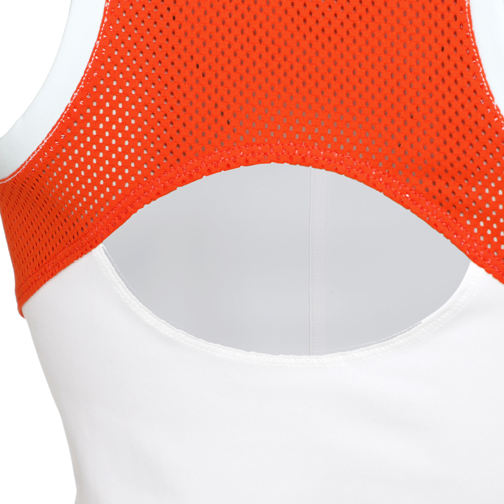 Женская теннисная майка Nike Court Dri-Fit Slam Tank Top Women - White, Orange