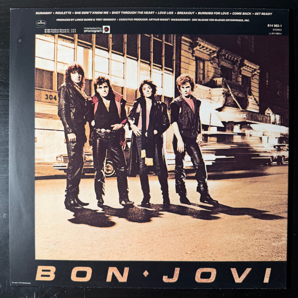 Bon Jovi - Bon Jovi (Голландия 1984г.)