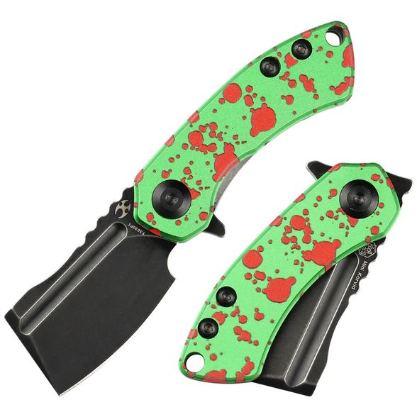Цена наСкладной нож Kansept Mini Korvid Zombie, сталь 154CM, рукоять алюминий