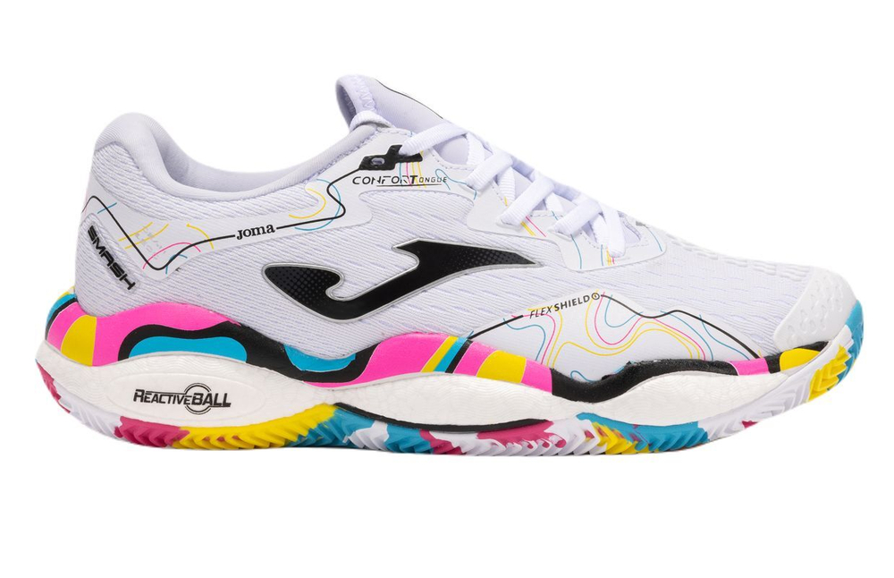 Мужские кроссовки теннисные Joma Smash 2592 - разноцветный
