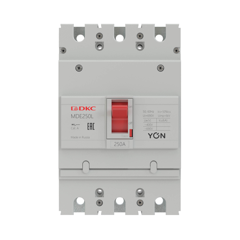 Авт. выкл. YON MDE250H200 3P 200А 40kA
