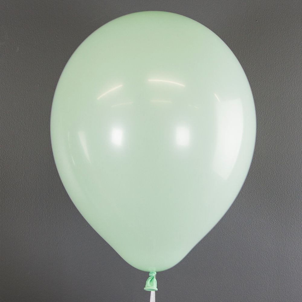 Шар (12''/30 см) Нежная мята (H17/740), макарунс, 100 шт.