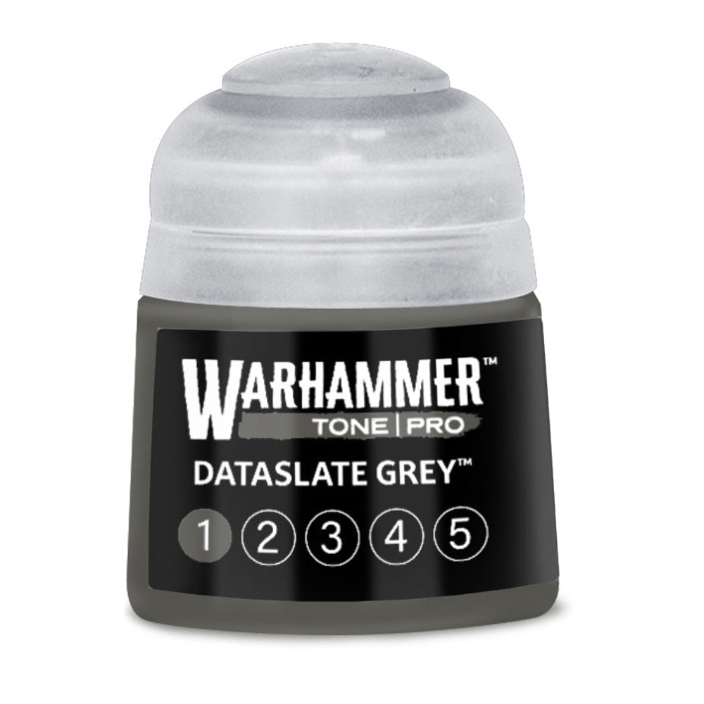 Набор красок Dataslate Grey — Warhammer Tone Pro, 5 × 12 мл (ПРЕДЗАКАЗ)