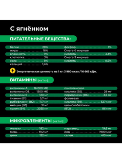 Корм сухой для щенков породы Английский бульдог, премиум полнорационный комплекс, с ягненком, 12 кг, QUATTRO