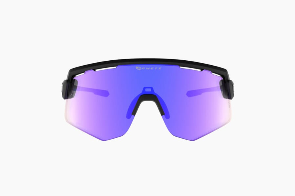 Спортивные очки с диоптриями Demetz Suit / Black Mat/ Blue Mat Brown With Photochromic Blue Mirror Cat. 1a 3