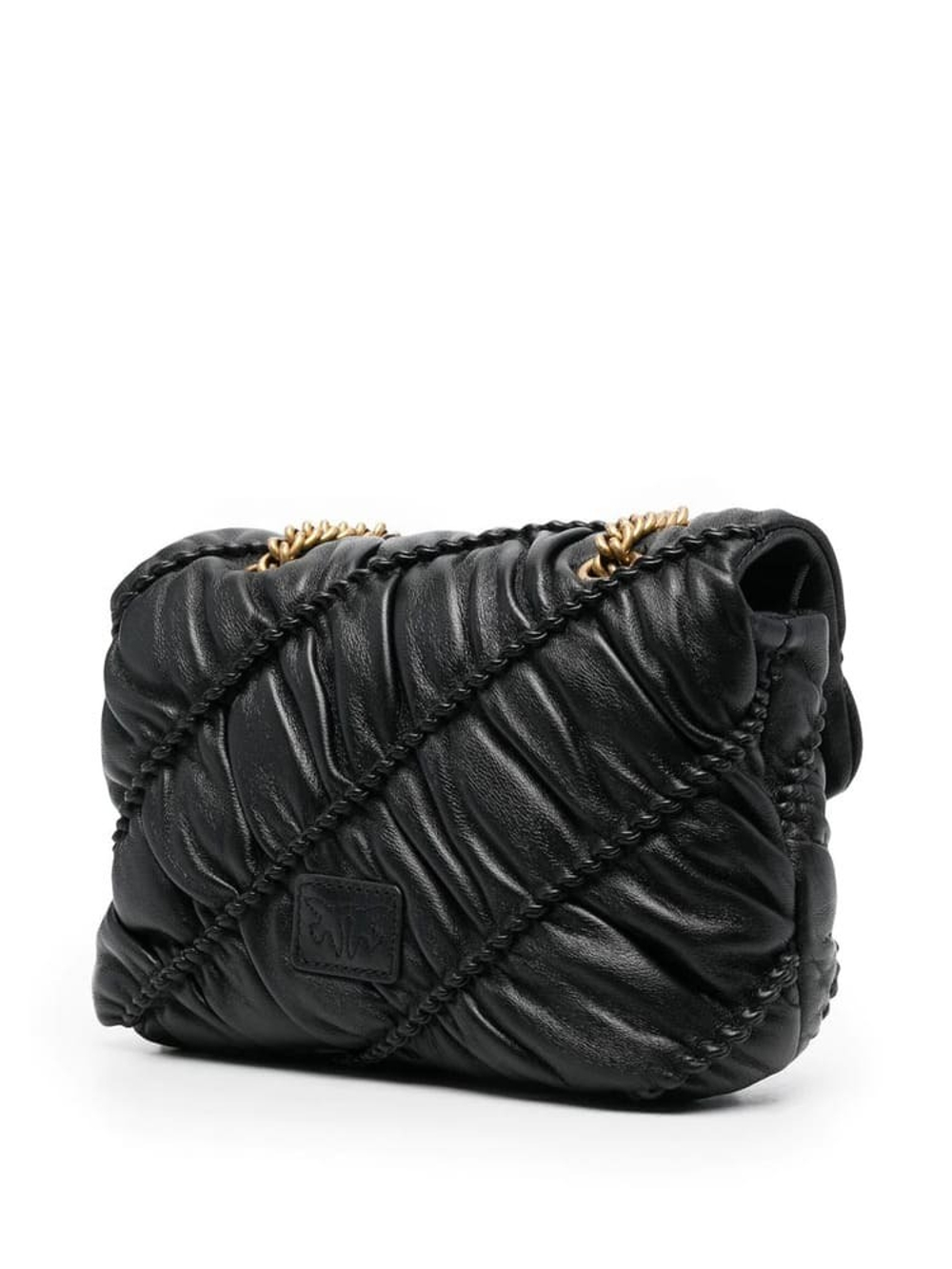 MINI LOVE BAG PUFF RUFFLE – black