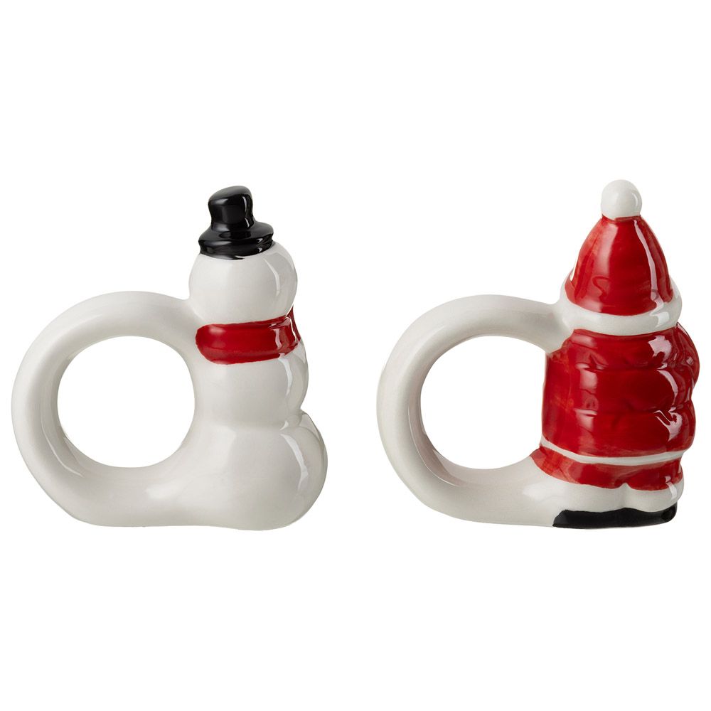 НАБОР КОЛЕЦ ДЛЯ САЛФЕТОК КОЛЛЕКЦИЯ "CHRISTMAS GIFT", 2 ШТ/9*3,5*7 СМ