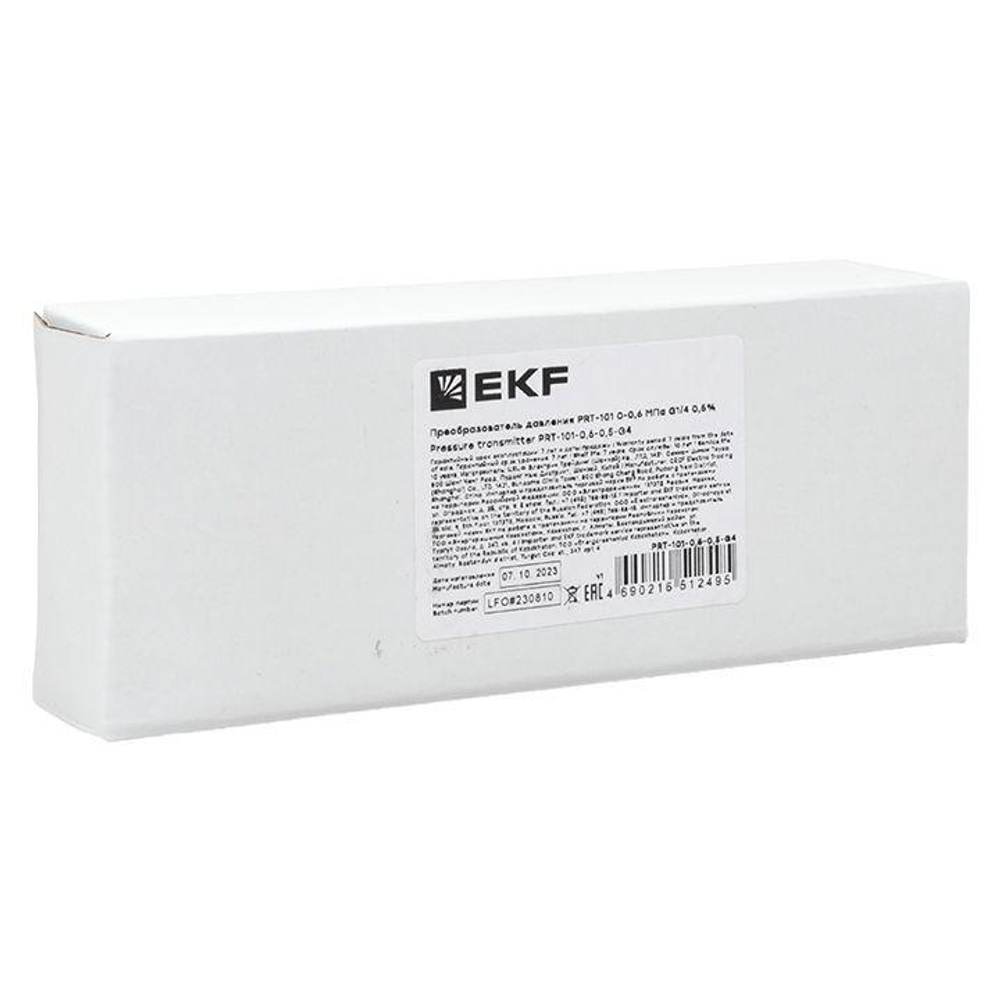 Преобразователь давления PRT-101 0-0.6 MПа G1/4 0.5проц. EKF PRT-101-0.6-0.5-G4