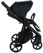 Детская коляска Roan Esso 3 в 1 с автокреслом Tutis Elo Lux EduSky Black ESS111/1 Caviar/Black