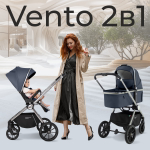 Коляска 2в1 Sweet Baby Vento Silver Blue