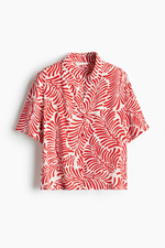 Рубашка из жатой вискозы - H&M