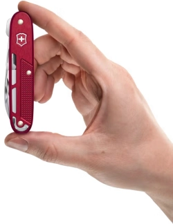 Нож Victorinox Onefold Alox, 93 мм, 2 функции, красный, картонная коробка