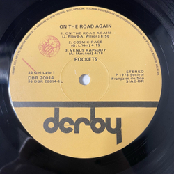 Винтажная виниловая пластинка LP Rockets On The Road Again (Италия 1978)