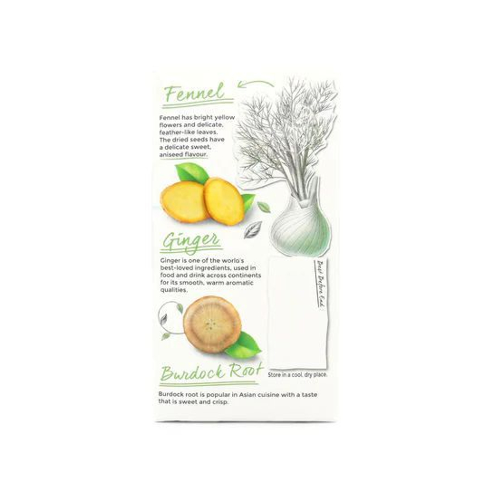 Чай травяной Twinings Superblends Antioxidant (лимон, имбирь, фенхель, лопух, селен) 18 пакетиков, 36 г (из Финляндии)