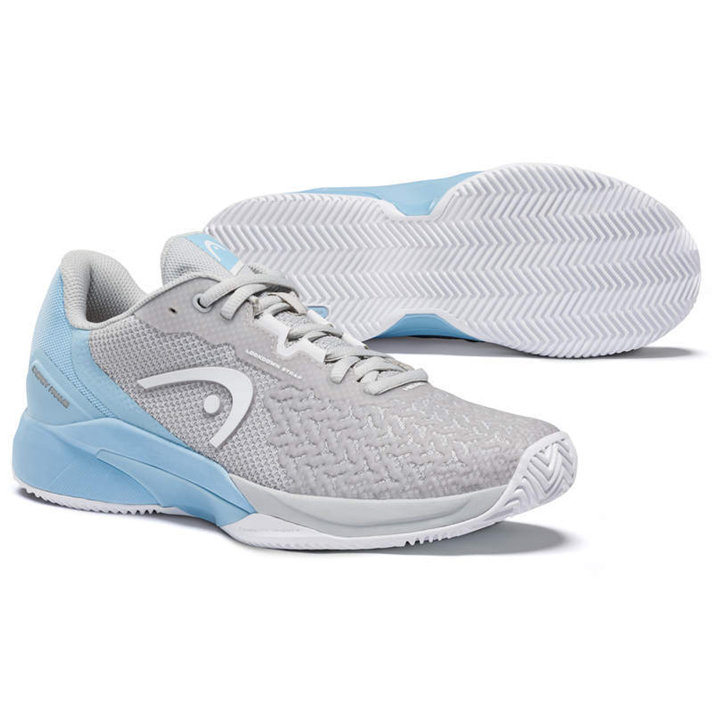 Женские Кроссовки теннисные Head Revolt Pro 3.5 Clay Women - gray/light blue