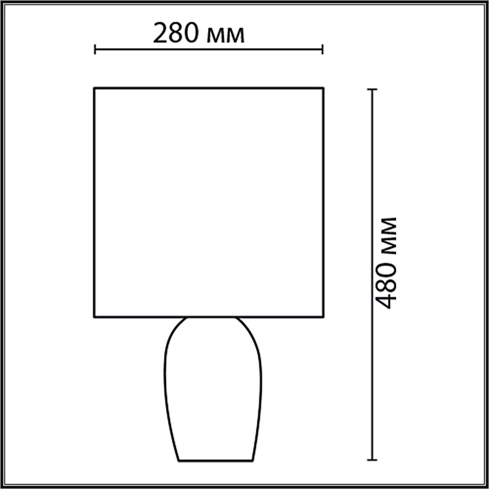 8118/1T COMFI LN26 489 серый, керамика/текстиль Настольная лампа E27 1*60W 220V AVALONA