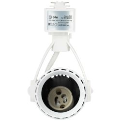Трековый светильник однофазный ЭРА Taper TR12-GU10 WH под лампу GU10 белый | Однофазные светильники под лампу