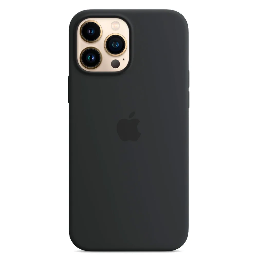 Силиконовый чехол с поддержкой MagSafe Apple Silicone Case для iPhone 13 Pro, Midnight (Темная ночь)