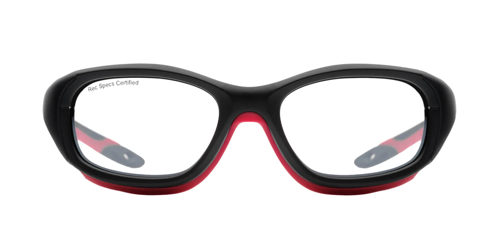 Спортивные очки с диоптриями Rec Specs / Slam / Matte Black / Red / для детей до 10 лет