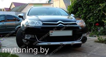 Диффузор (накладка) переднего бампера для Citroen C5 2(II)