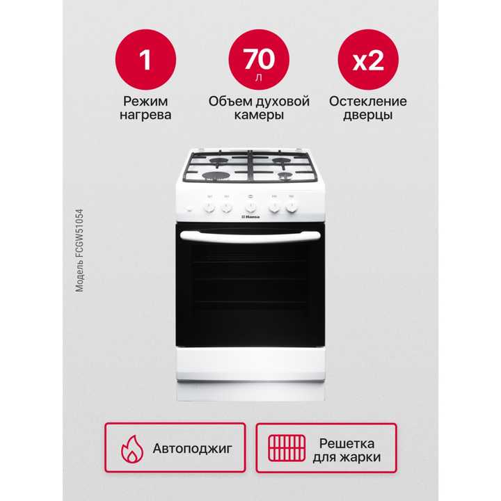 Газовая плита Hansa FCGW51054