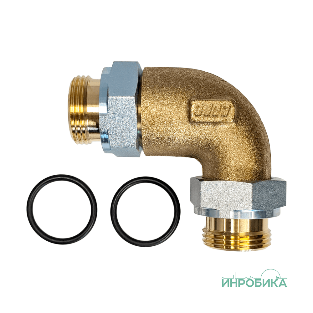 Фитинг всасывающий GOLD угловой 90° G 3/4'' x G 3/4'' 15511000107
