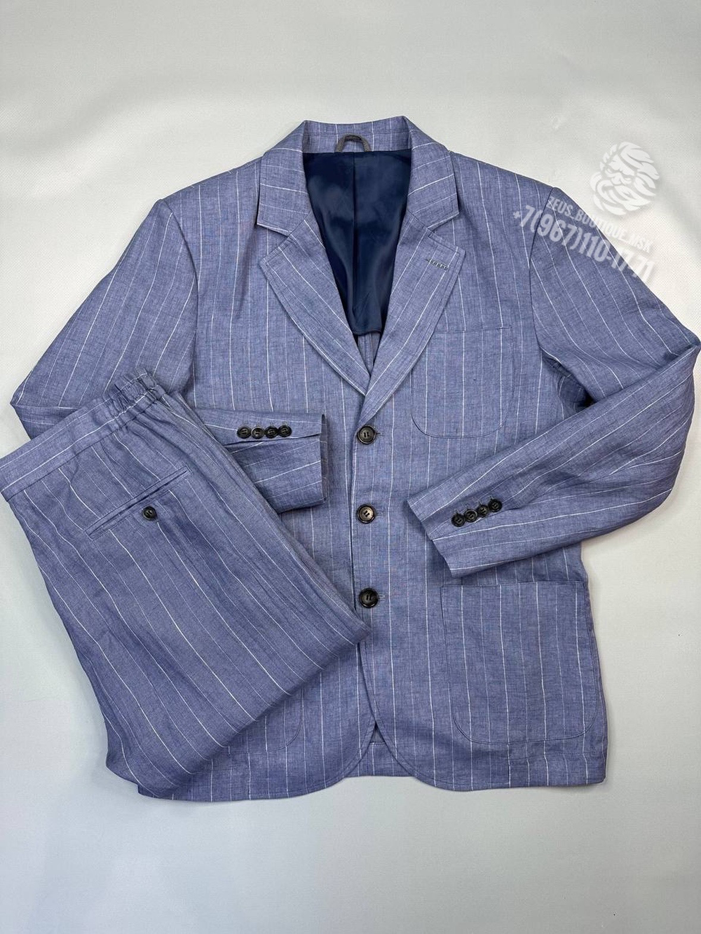 Льняной костюм Brunello Cucinelli