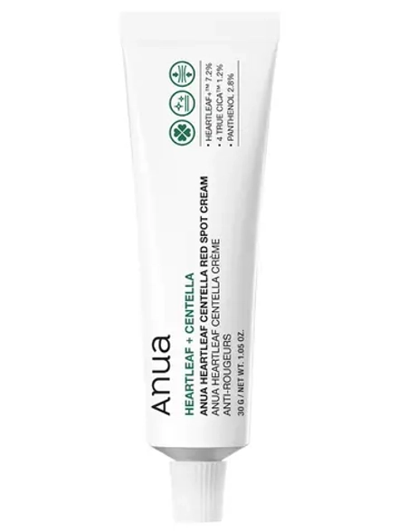 Anua Легкий увлажняющий крем с центеллой и ниацинамидом Heartleaf Centella Red Spot Cream 30 гр