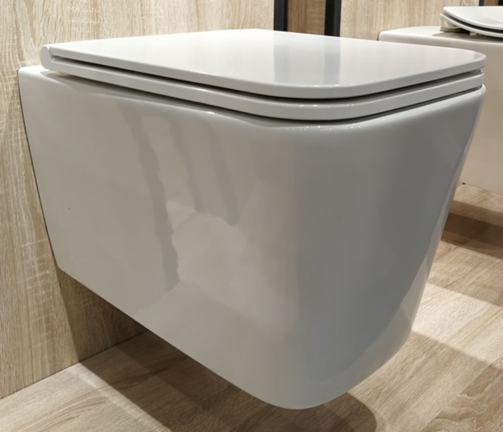 Унитаз-подвесной безободковый LT057E-R MW 530*360*365
