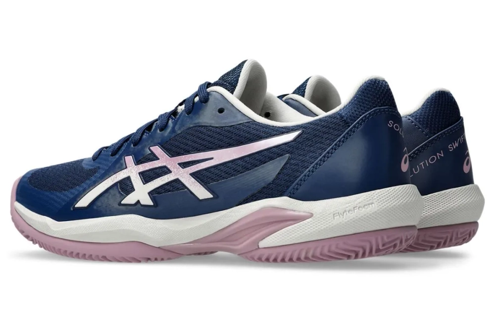 Женские теннисные кроссовки Asics Solution Swift FF 2 Clay - independence blue/taro purple