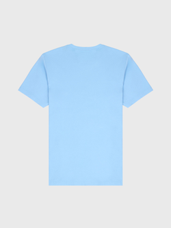 Футболка C.P. Company 30/1 Jersey Vertical Logo Sky Blue