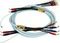 Готовый акустический кабель Van den Hul Mounted set 3T The Cloud SE Hybrid. 3 метра пара. Разъем BERRI bi-wiring (2-4). Цвет: золотой