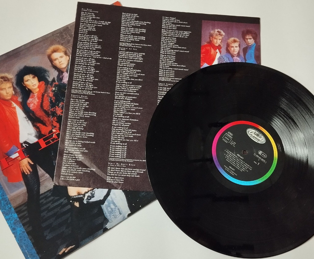 Винтажная виниловая пластинка LP Heart (Germany 1985)