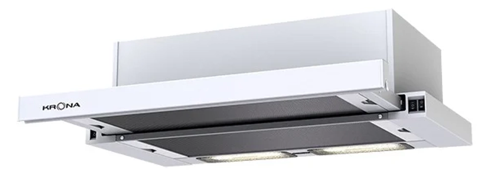 Встраиваемая вытяжка Krona KAMILLA 600 white (1 мотор)
