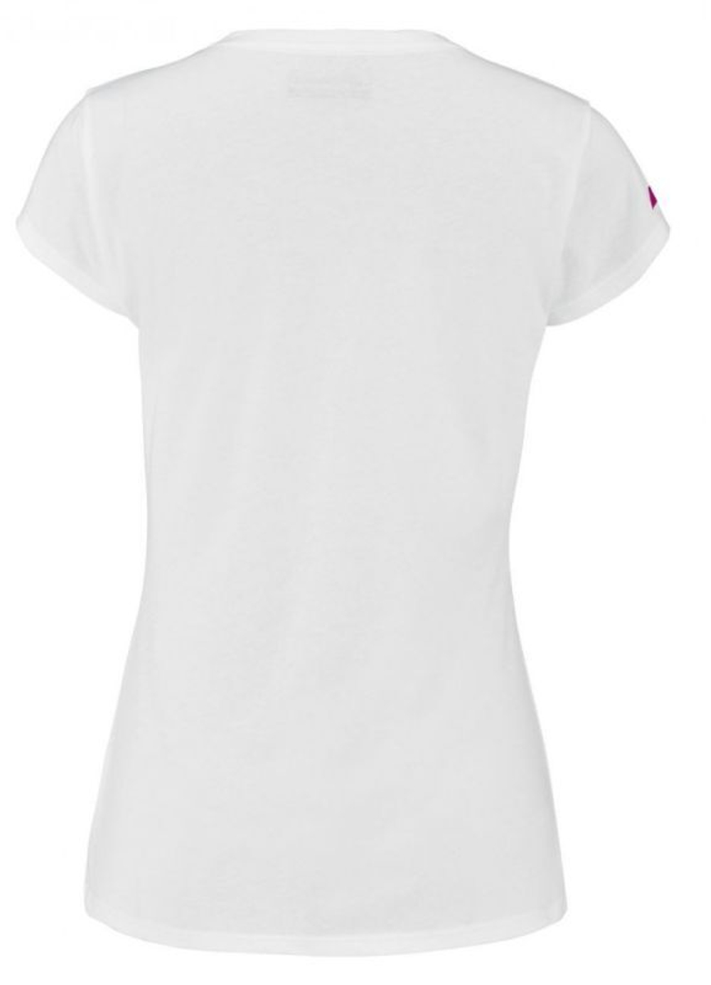 Женская теннисная футболка Babolat Exercise Message Tee Woman - белый