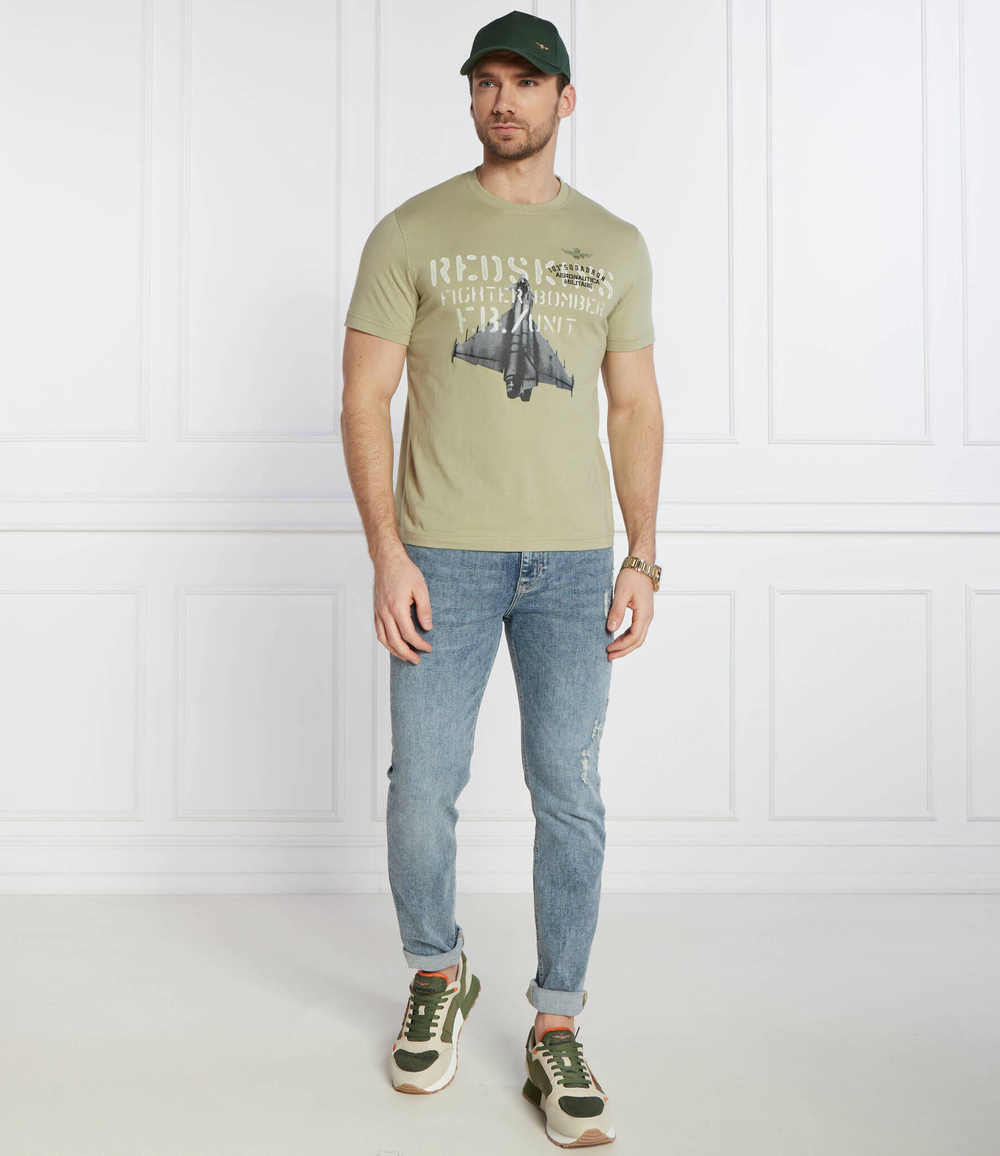 Футболка Aeronautica Militare - зеленый(TS2212J641)