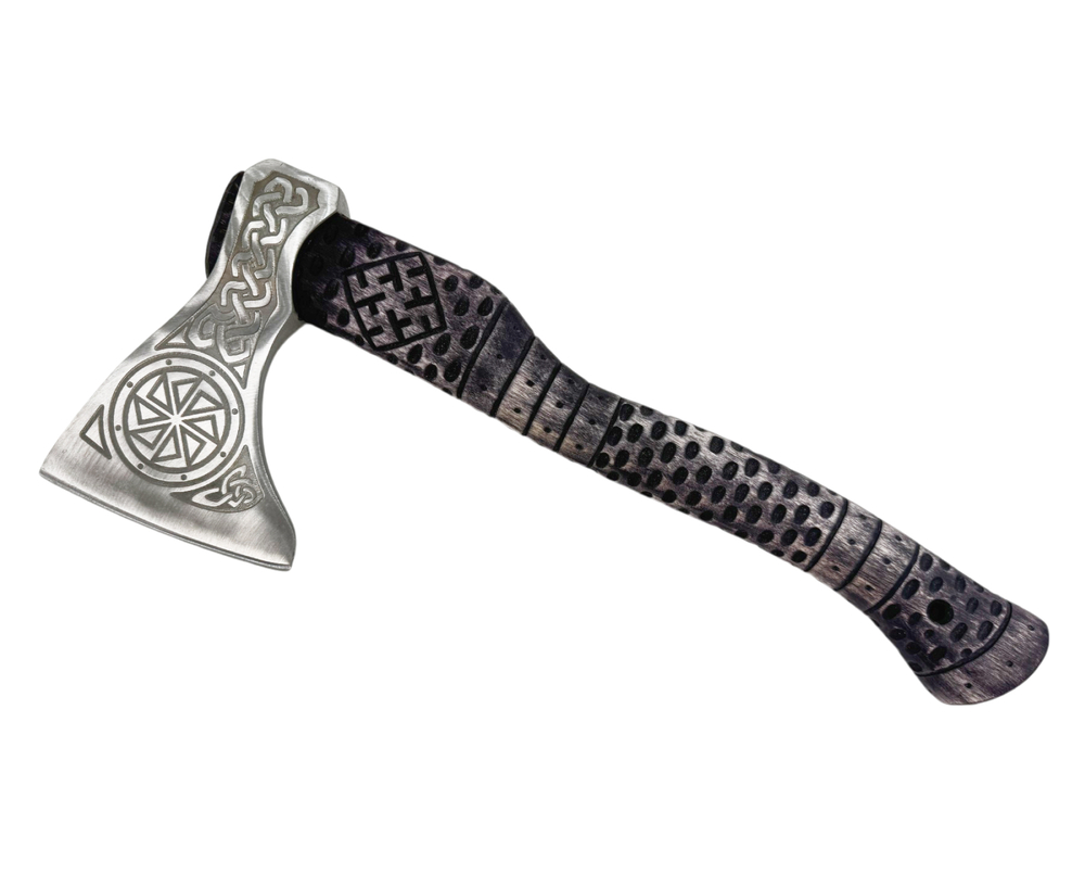Топор славянский Друже, сталь 60Г, берёза