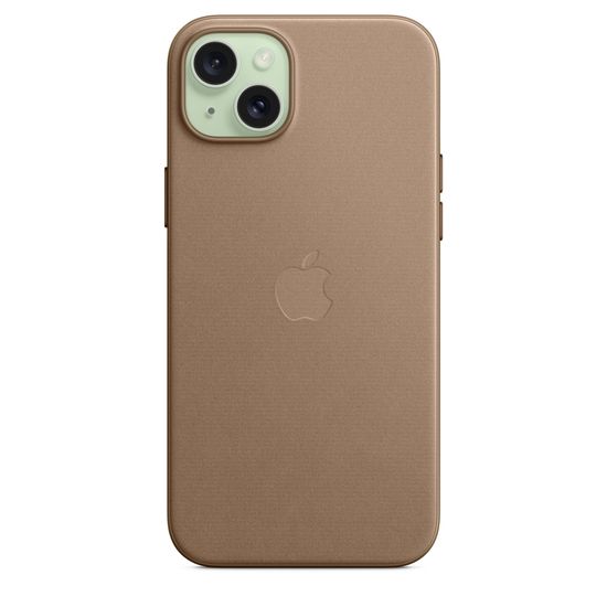 Чехол Apple для iPhone 15 Plus FineWoven с MagSafe Бежевый