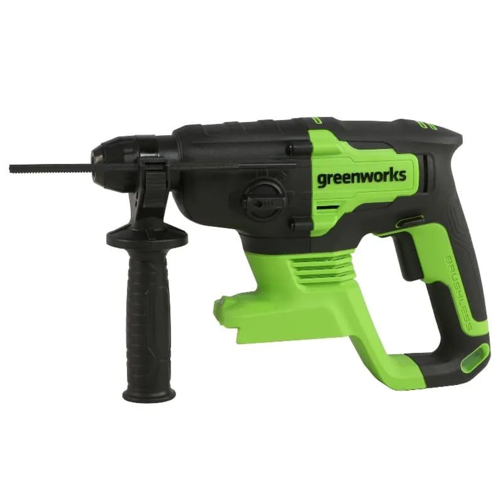 Перфоратор аккумуляторный бесщеточный Greenworks GD24SDS2 2 ДЖ, 24V (в компл. с АКБ 4АЧ и ЗУ) Greenw