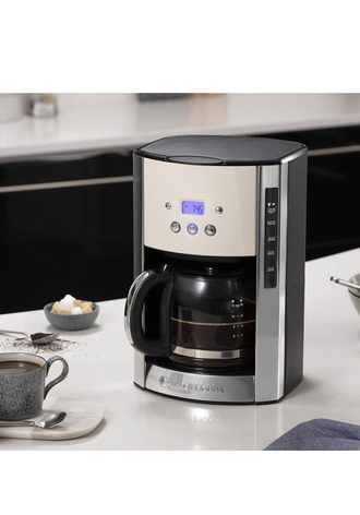 Ознакомьтесь с кофеварками Russell Hobbs. Изысканный и неповторимый вкус ароматного кофе Вам гарантирован!
