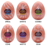 Набор из 6 мастурбаторов-яиц Tenga Egg Variety Pack V (Цвет: оранжевый)
