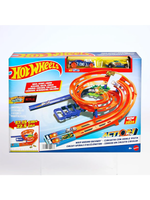 Трек Hot Wheels Гоночная петля с пусковой установкой HTK17 | Hot Wheels Action Twisted Loop | гоночный трек | 4+