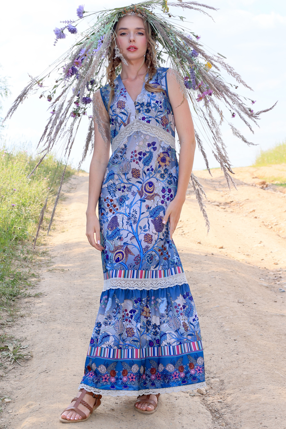 Dress "Frida-24. Secret Garden"