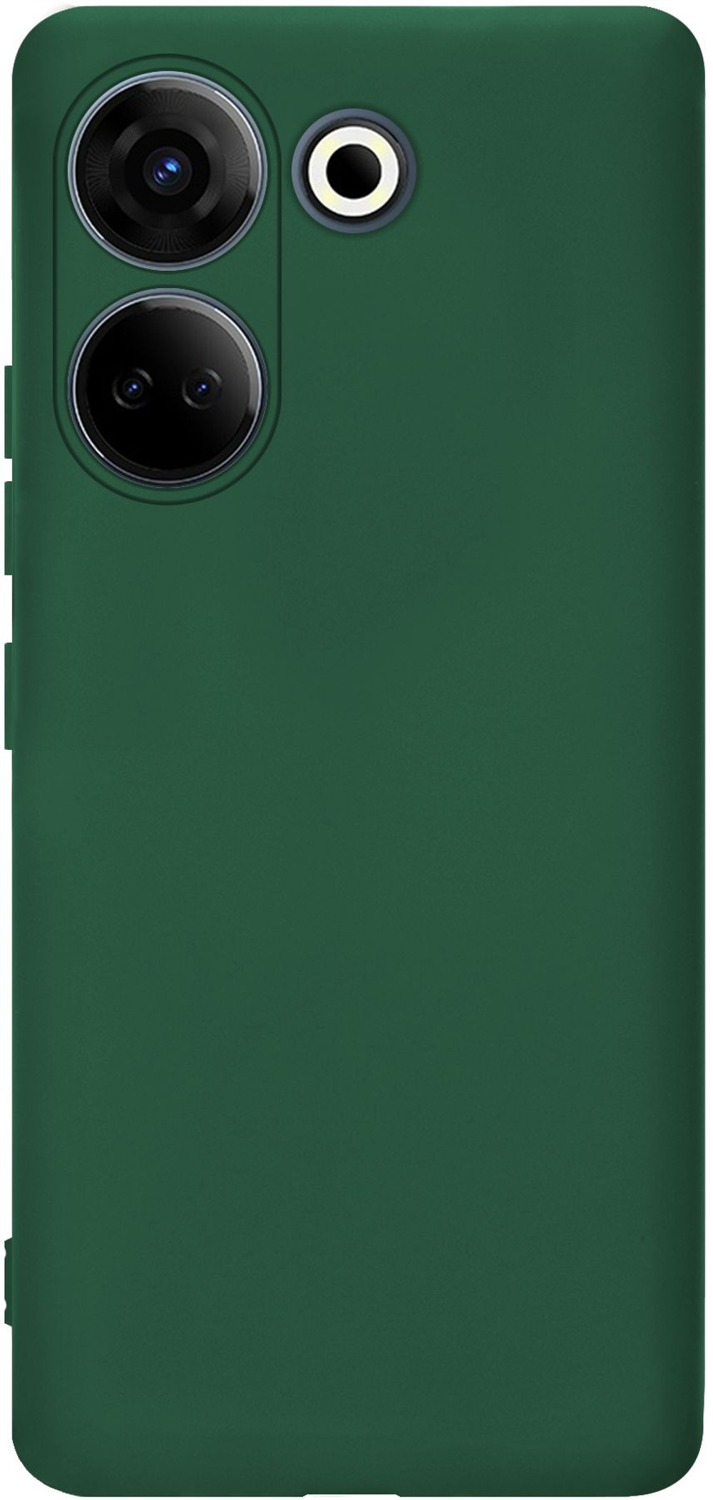 Мягкий Soft Touch чехол из силикона для TECNO CAMON 20 / 20 PRO 4G с бархатной подкладкой