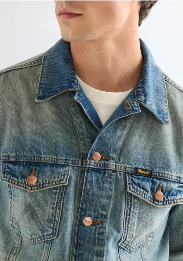 Куртка джинсовая мужская WRANGLER ANTI FIT JACKET CANYON SHADE