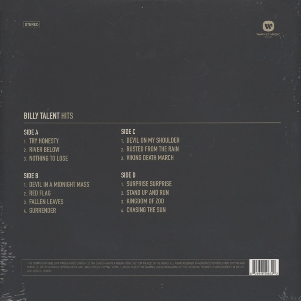 Billy Talent / Hits (2LP)